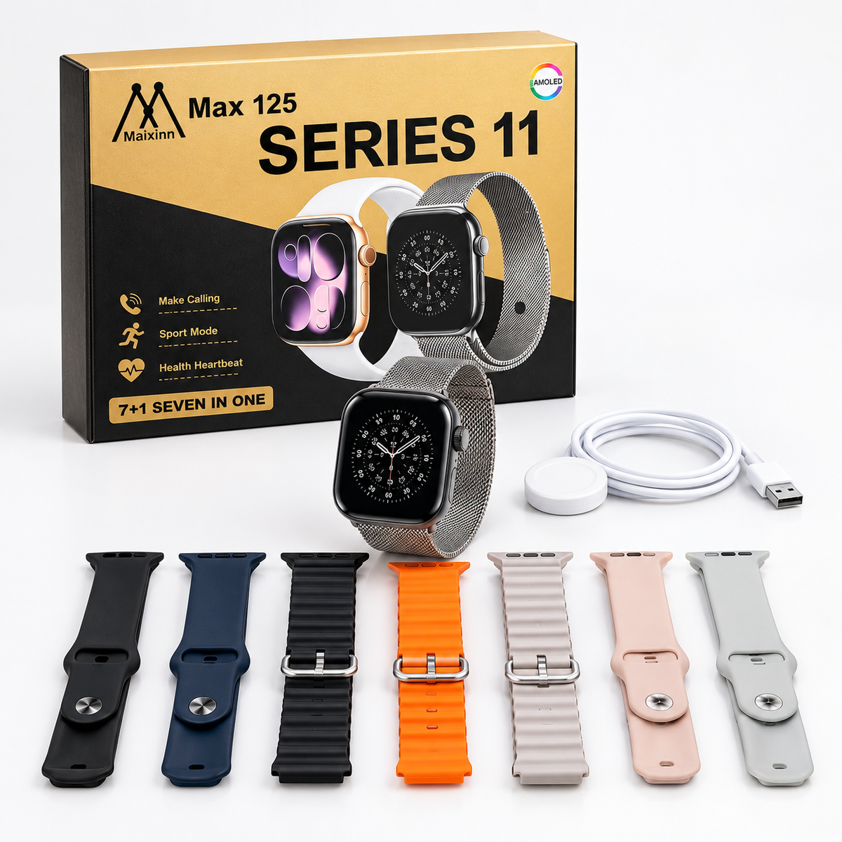 7 in 1 Series 11 Ultra Smart Watch With Premium Box