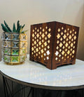 Star Cutout Wooden Lamp