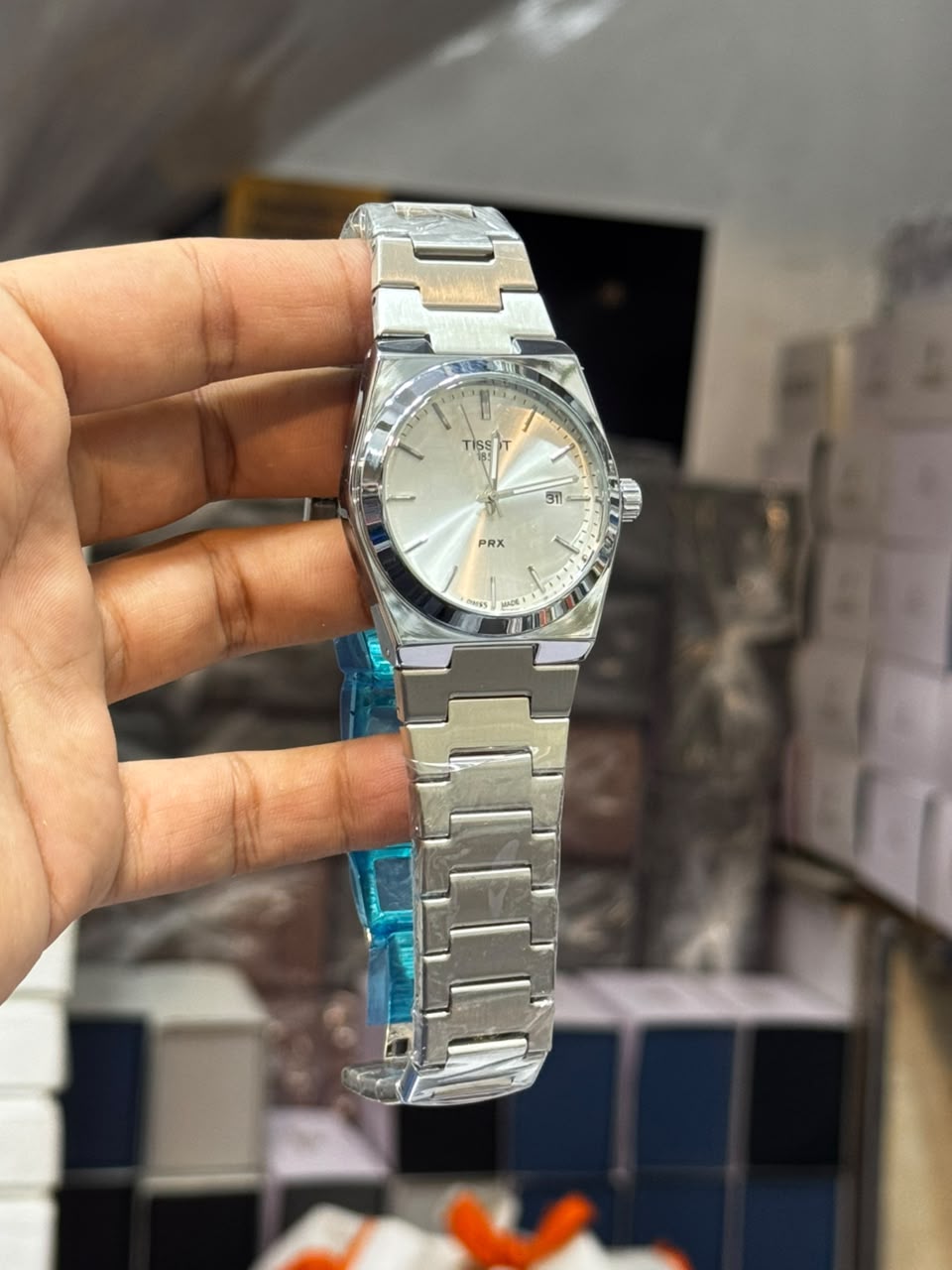 TISSOT PRX Semi-Automatic Stainless Steel watch