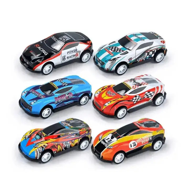 Kids Die-Cast Pull-Back Racing Toy Cars Set