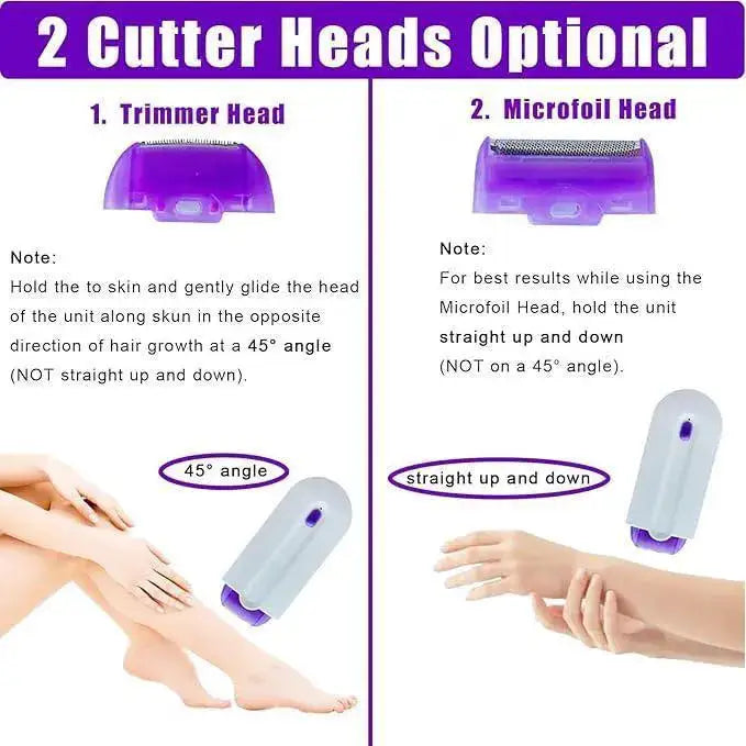 Rechargeable Electric Body Hair Remover 4-in-1 Cordless Shaver&Trimmer