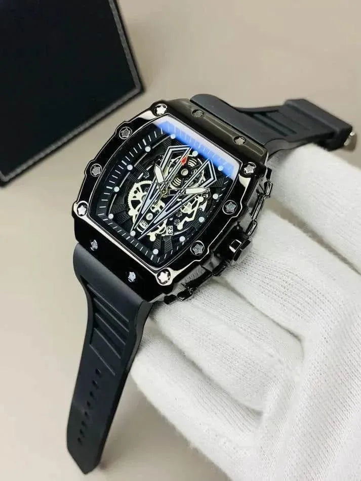 Richard Mille Karan Aujla Watch In Black Strap