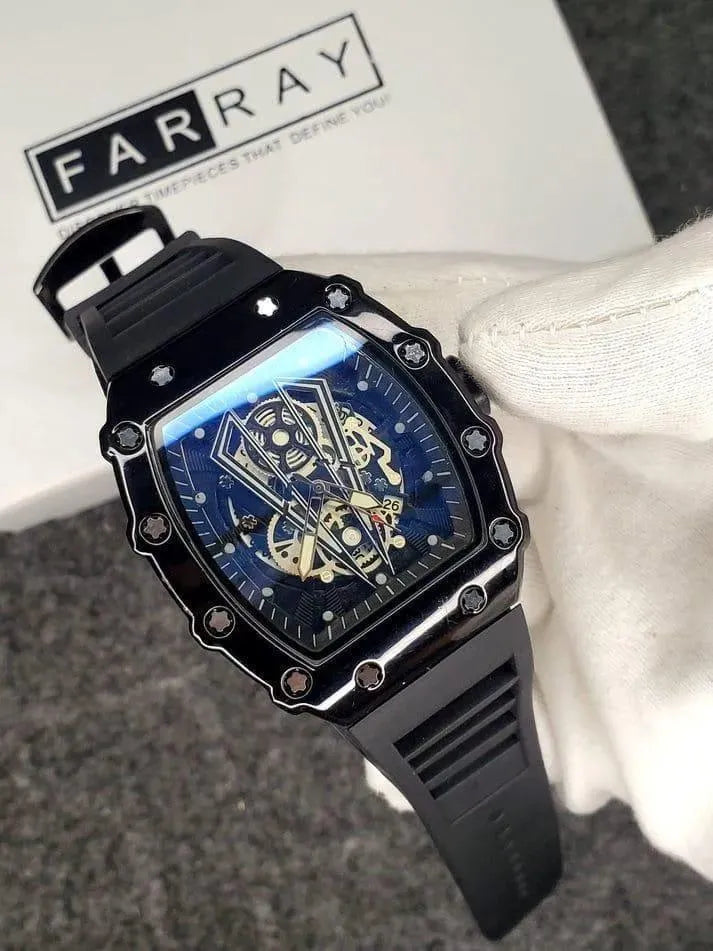 Richard Mille Karan Aujla Watch In Black Strap