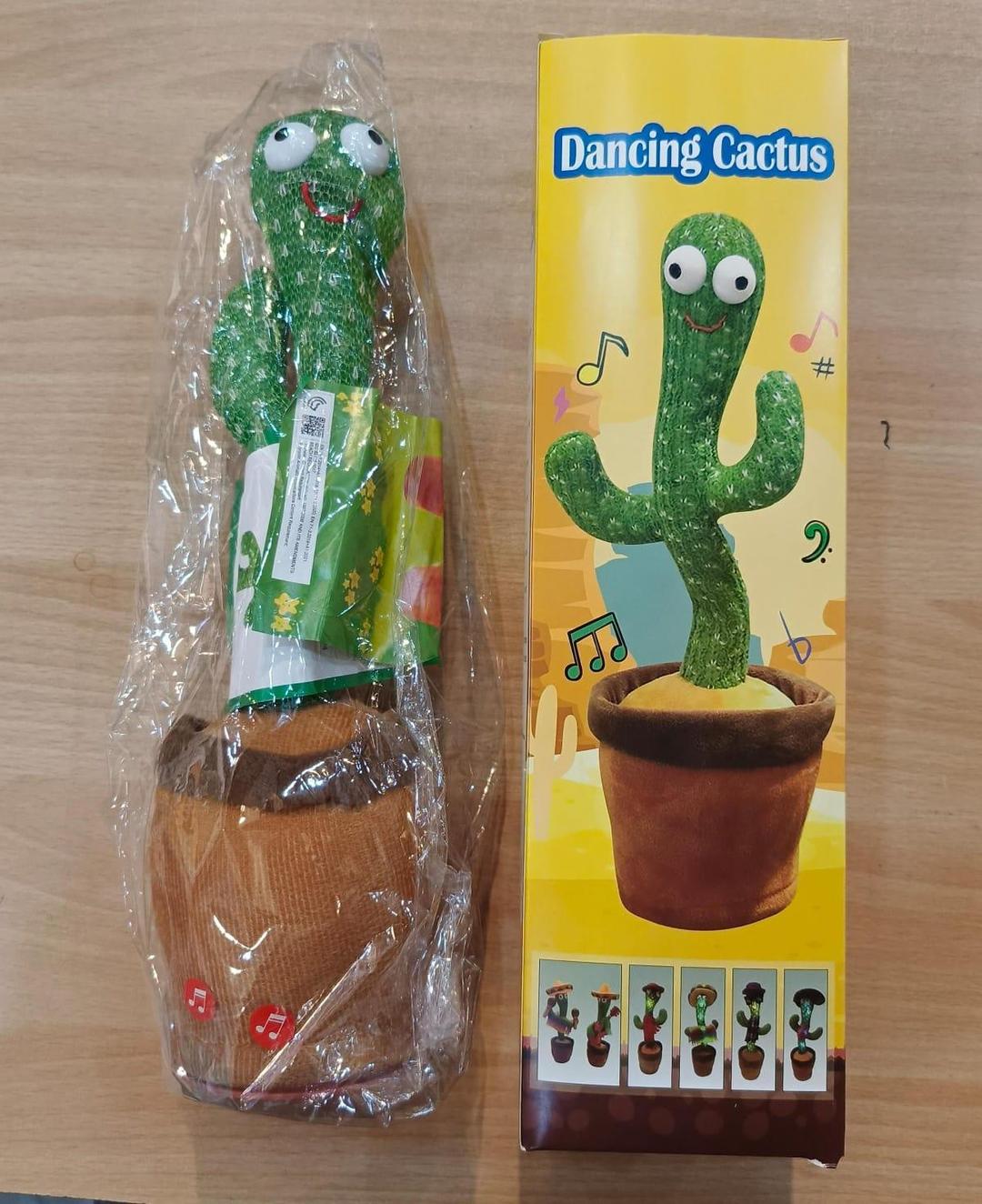 Dancing Cactus Plush Toy With Music