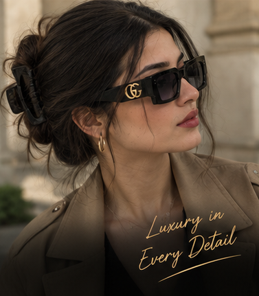 Premium Square Frame Sunglasses for Women – Stylish Oversized Fashion Shades