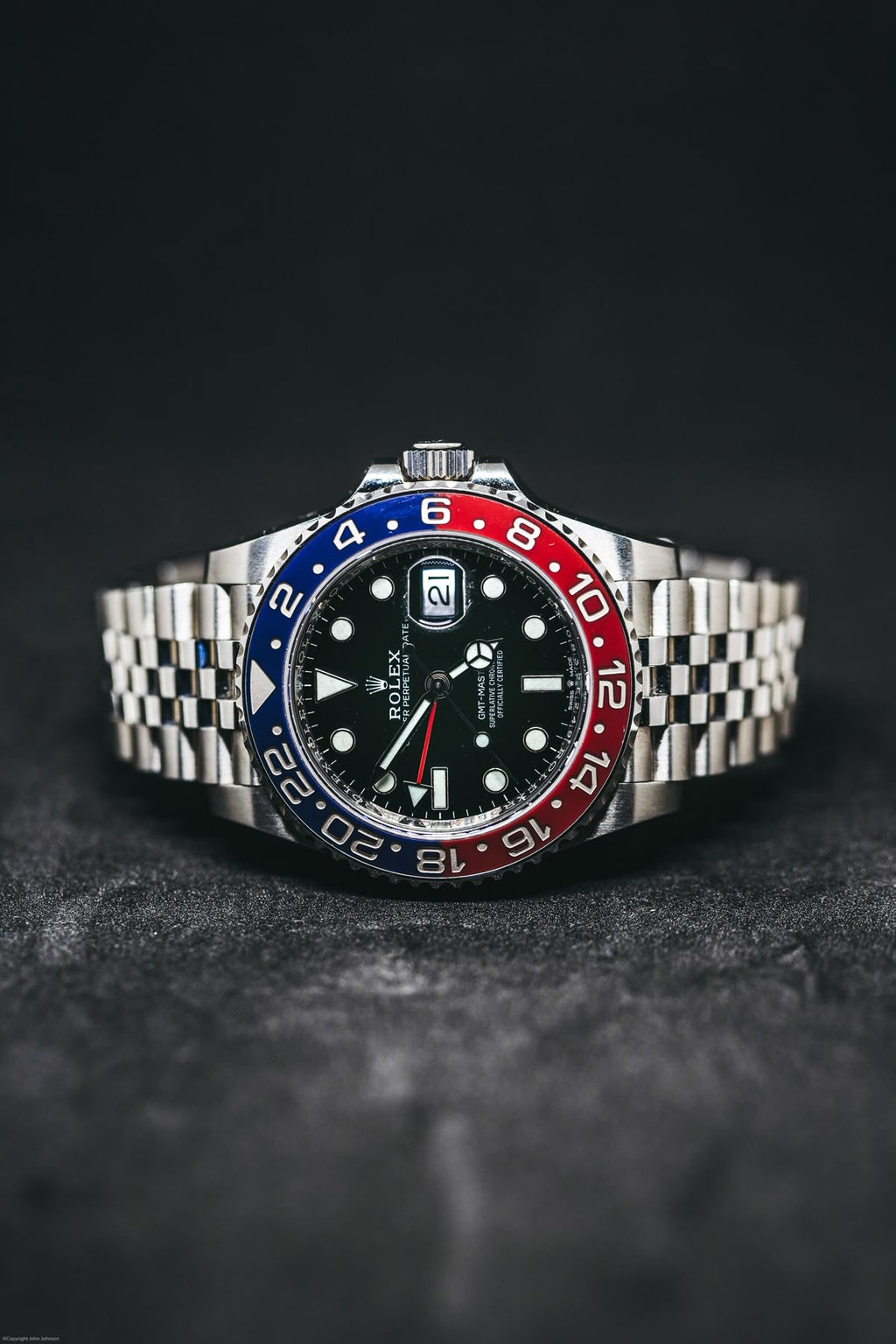Rolex Luxury GMT Pepsi Master 2 Watch – Premium Stainless Steel