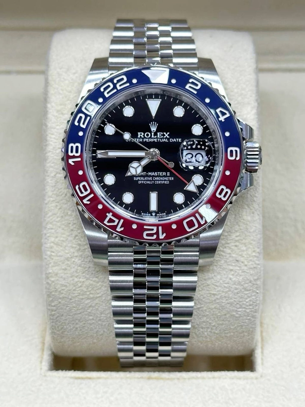 Rolex Luxury GMT Pepsi Master 2 Watch – Premium Stainless Steel