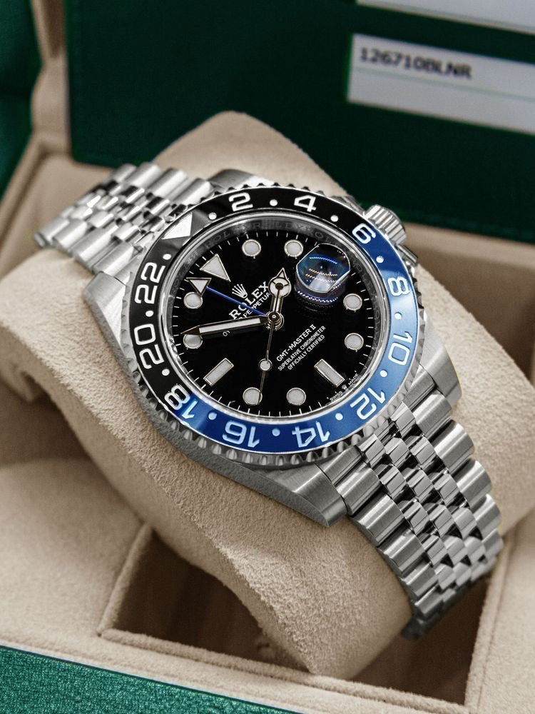 Rolex Luxury GMT Batman Master 2 Watch – Premium Stainless Steel