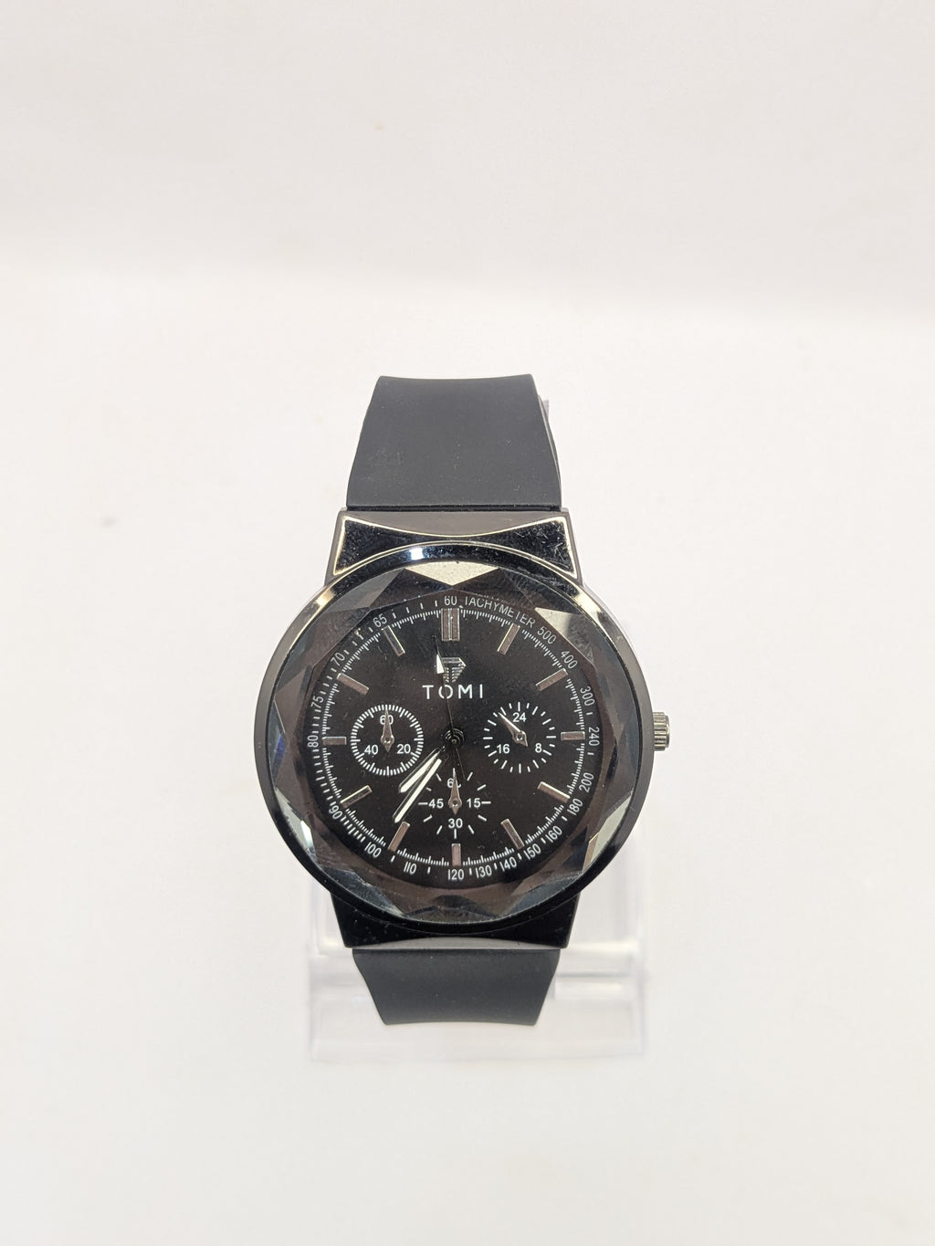 Premium TOMi Silicon Grey Strap Watch