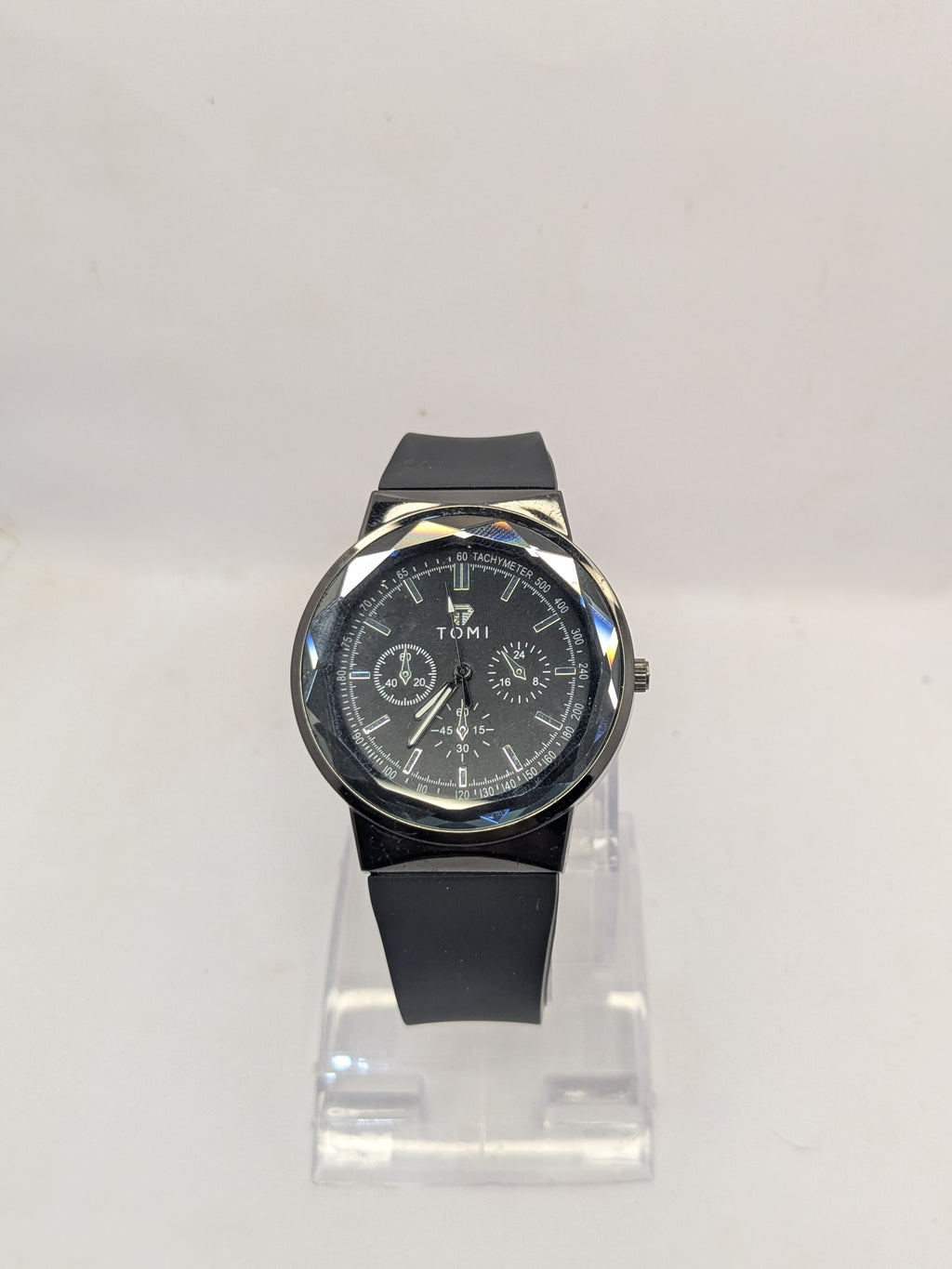 Premium TOMi Silicon Grey Strap Watch