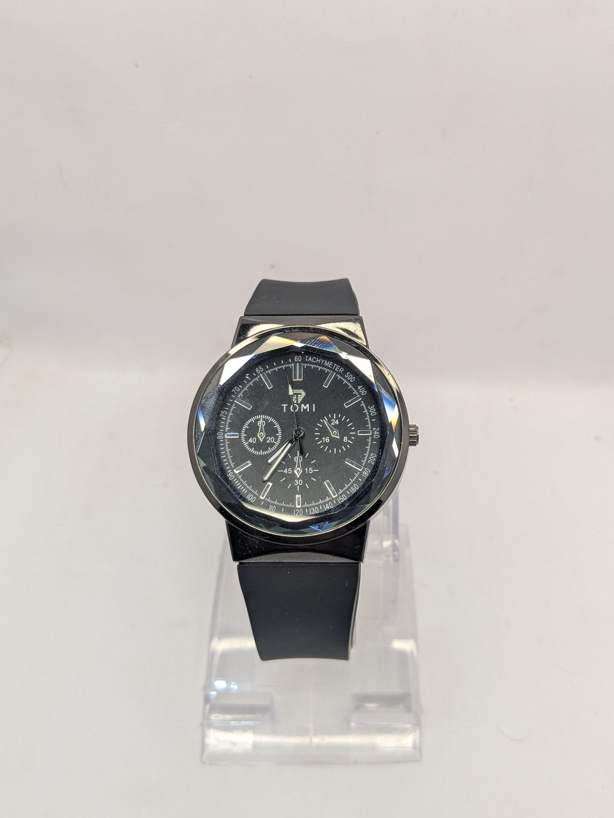 Premium TOMi Silicon Grey Strap Watch