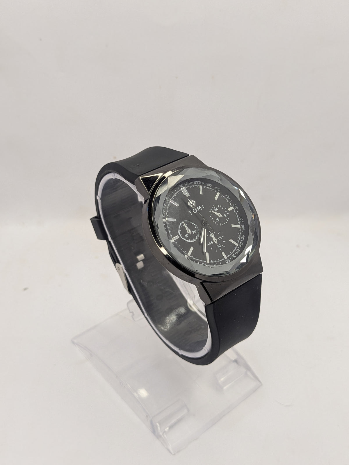 Premium TOMi Silicon Grey Strap Watch