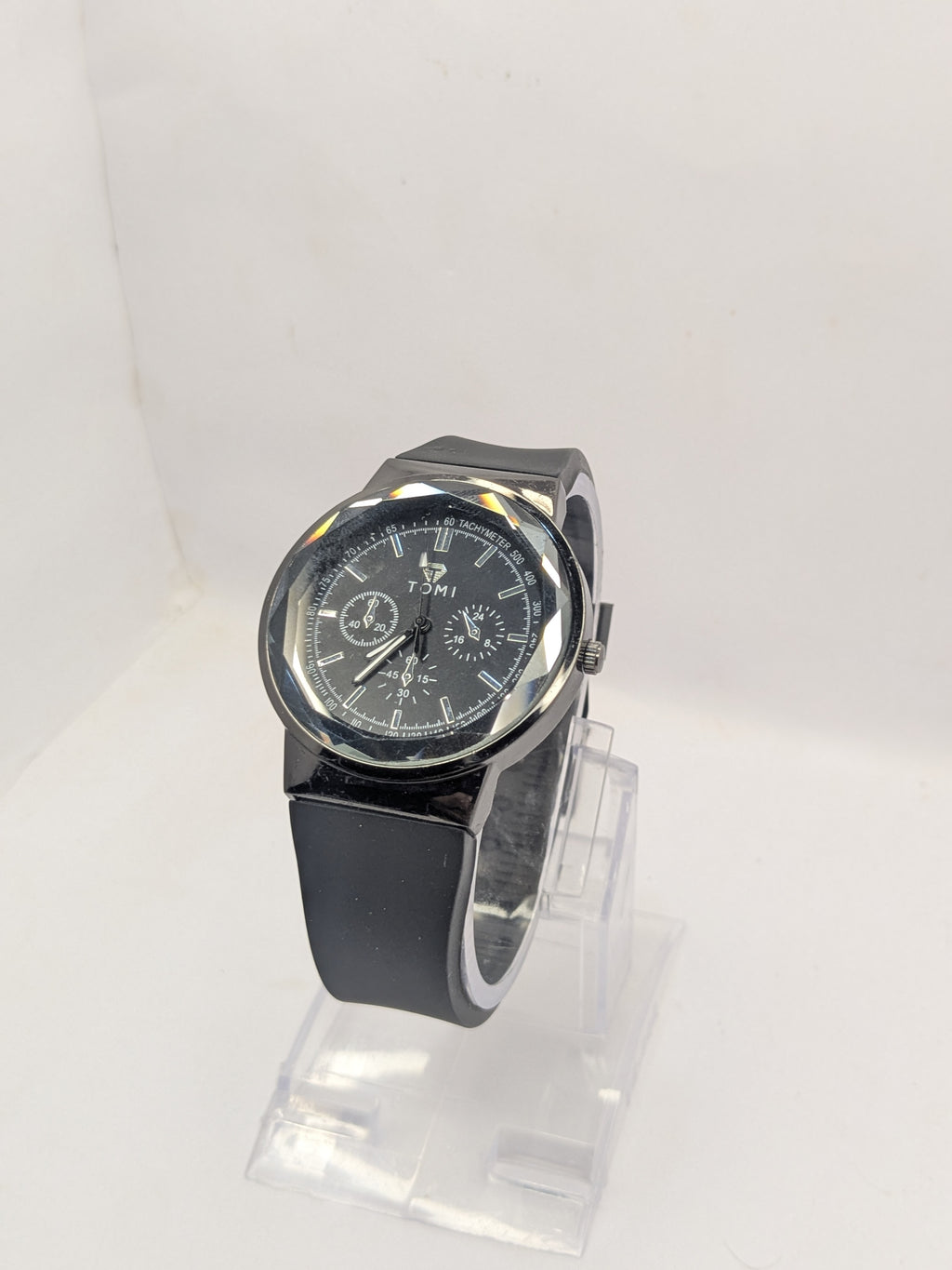 Premium TOMi Silicon Grey Strap Watch