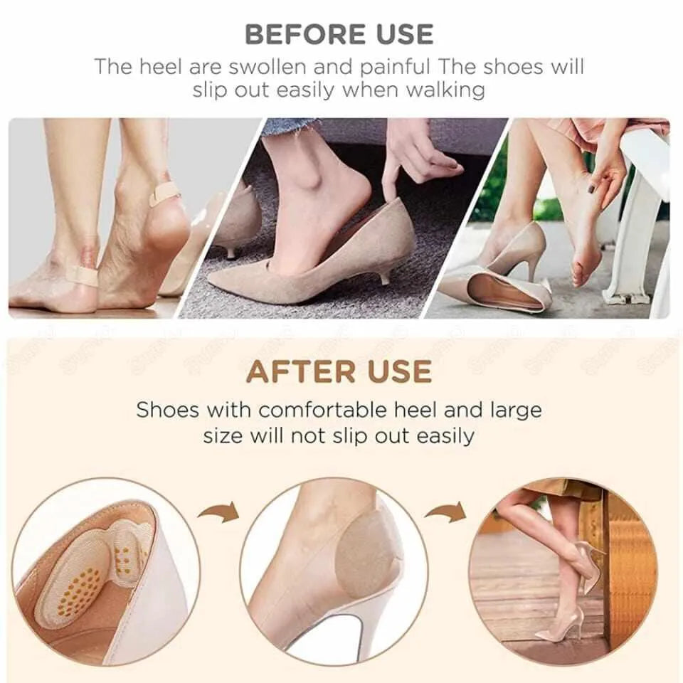High Heel Shoe Cushion Pads – Anti-Slip Heel Protectors & Comfort Inserts