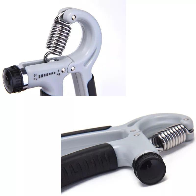 Adjustable Resistance Hand Gripper 5-60kg Black ABS