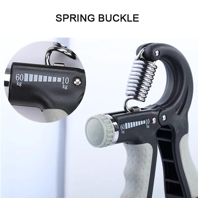 Adjustable Resistance Hand Gripper 5-60kg Black ABS