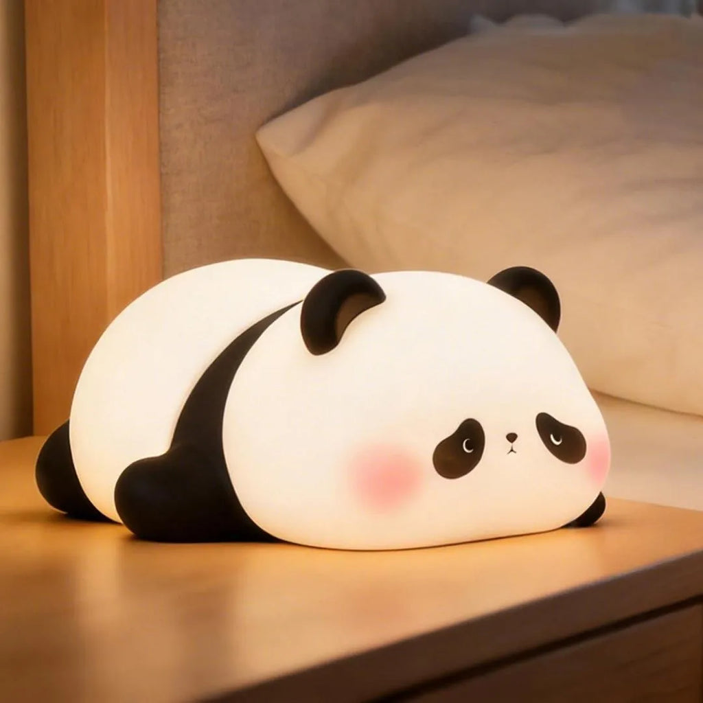 Rechargeable Cute Panda Lamp for Bedroom , Study Space