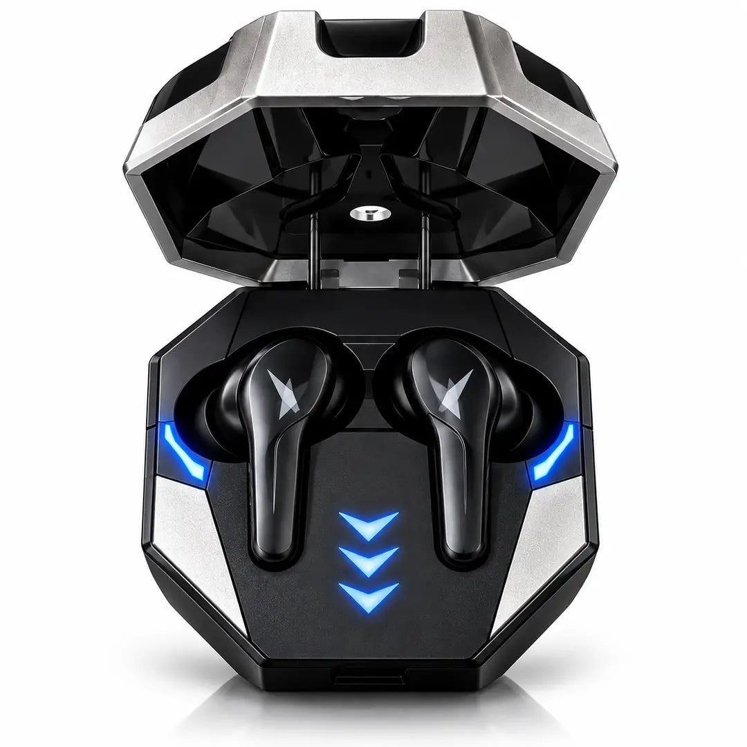 Gaming TWS Wireless Earbuds – Bluetooth 5.0, Stereo Sound, Touch Control, Low-Latency Gaming & Charging Case
