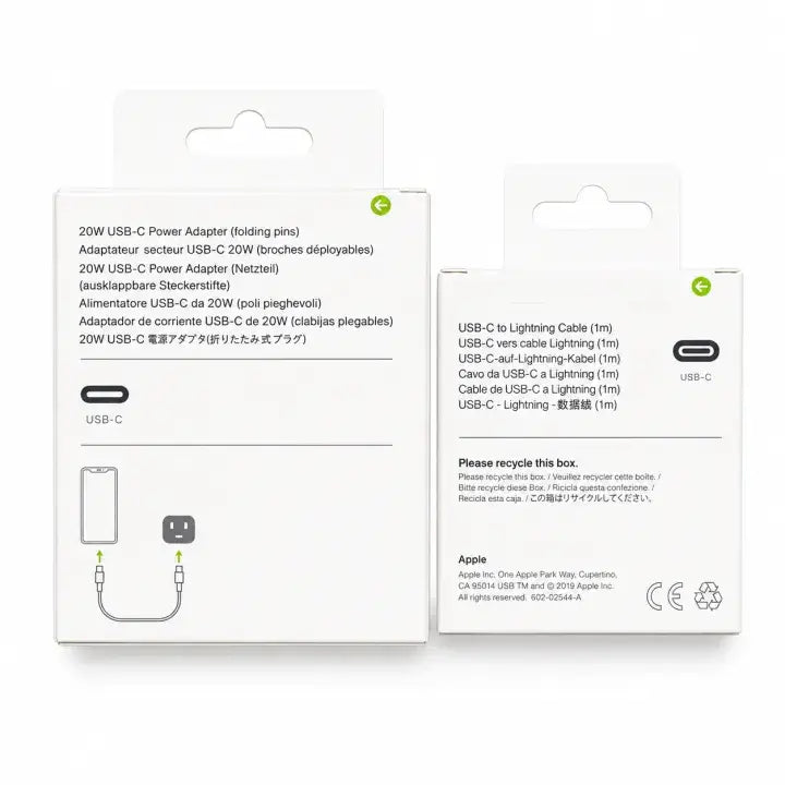 IP 20Watt PD Charger Type-C To Lightning Cable/ 20Watt Fast Charging / Compatible With IP 6, 7, 8, X, 11, 12, 13, 14...