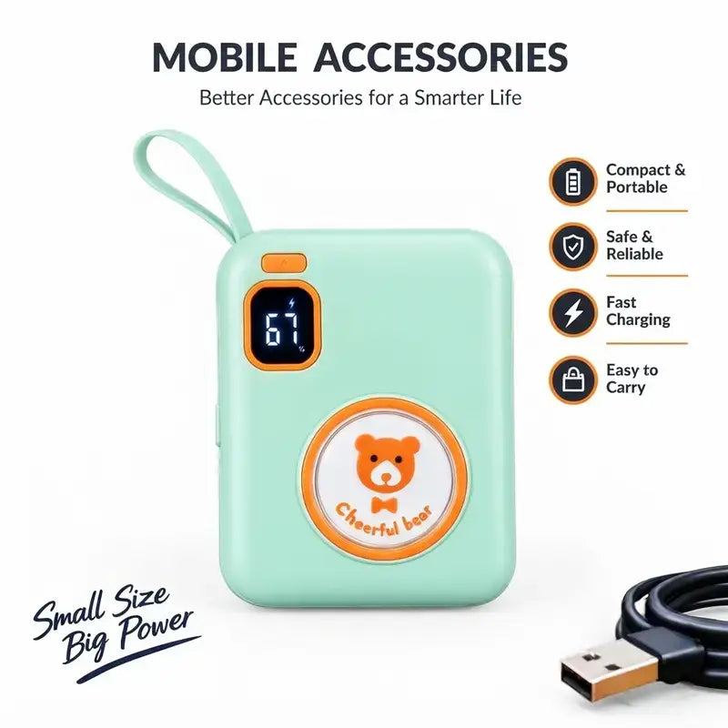 Mini Power Bank 10000mAh – 22.5W Fast Charging