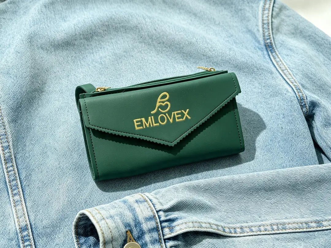 Premium Women's Leather Plain Wristlet bag