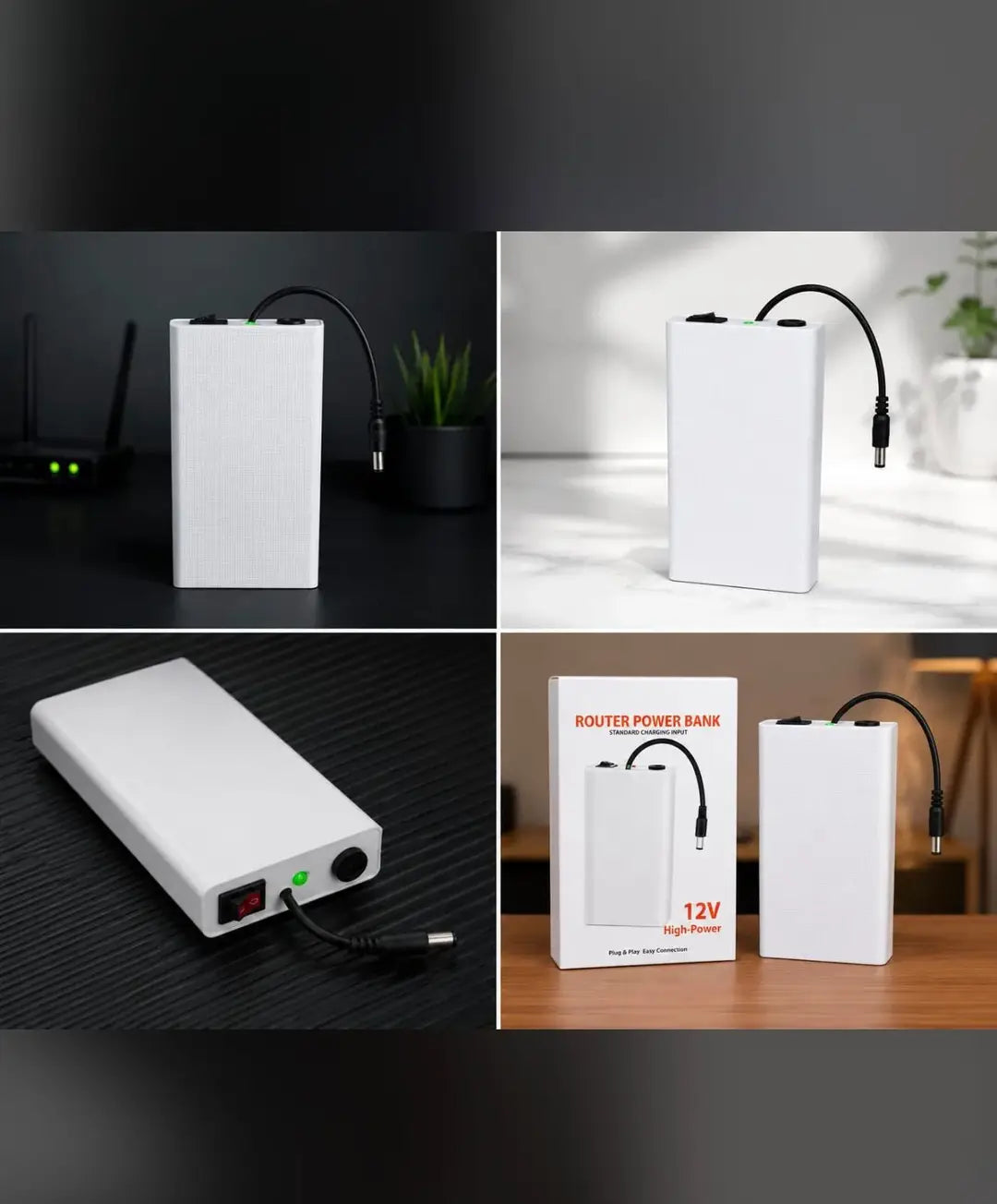 Wi-Fi Routers Power Bank Xiaomi Mi 20000 mAh 12V