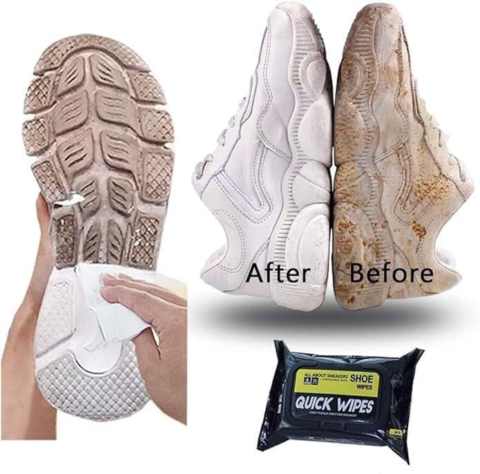 Shoe Cleaning Wipes 36 Pcs Quick Shoe Cleaner for Sneakers, Leather & Sports Shoes