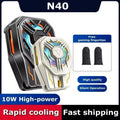 N40 10W Cooling Mobile Phone Radiator Black White