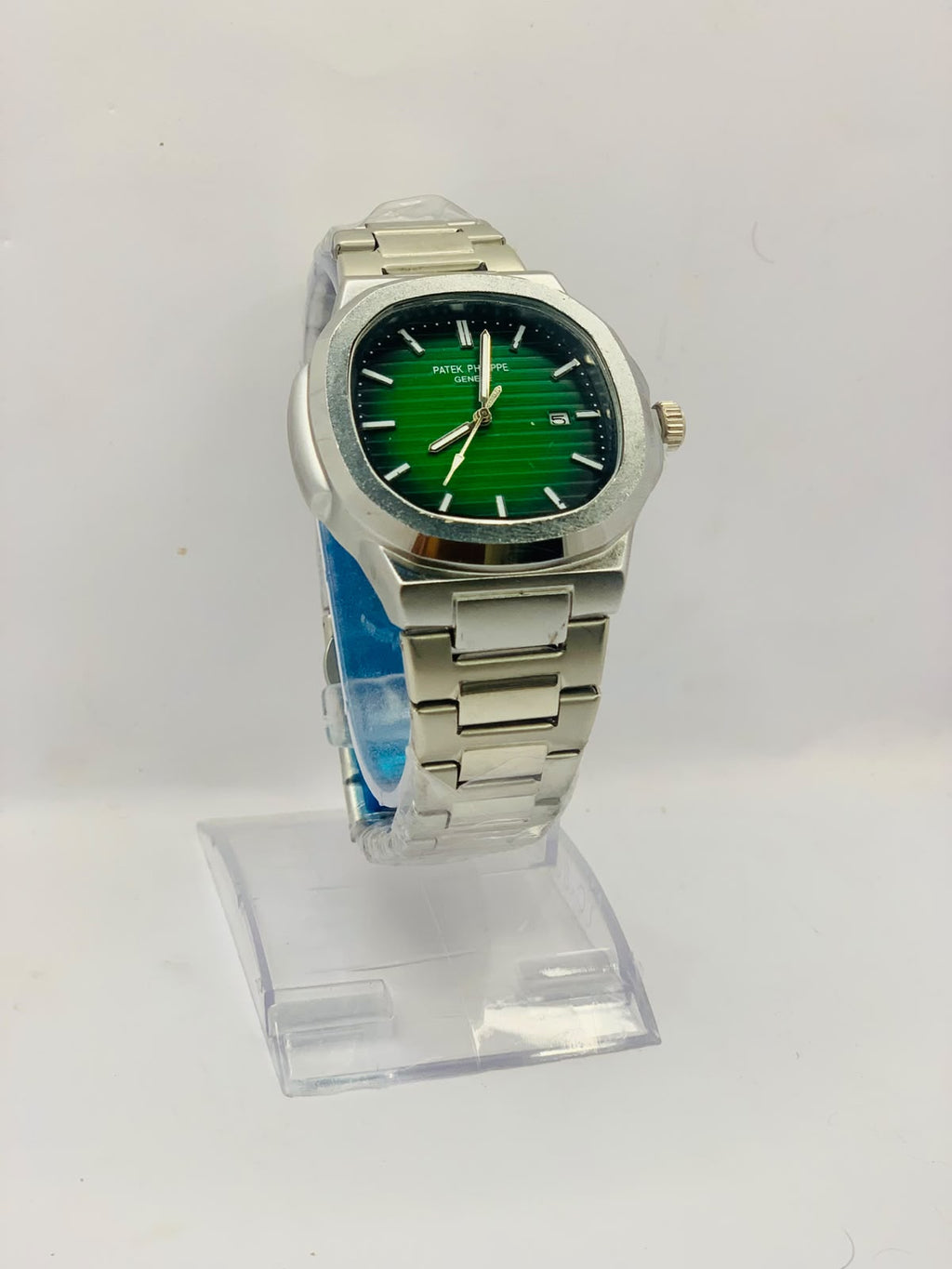 Premium Patek Phillep Green Black Dial with Stainless Steel