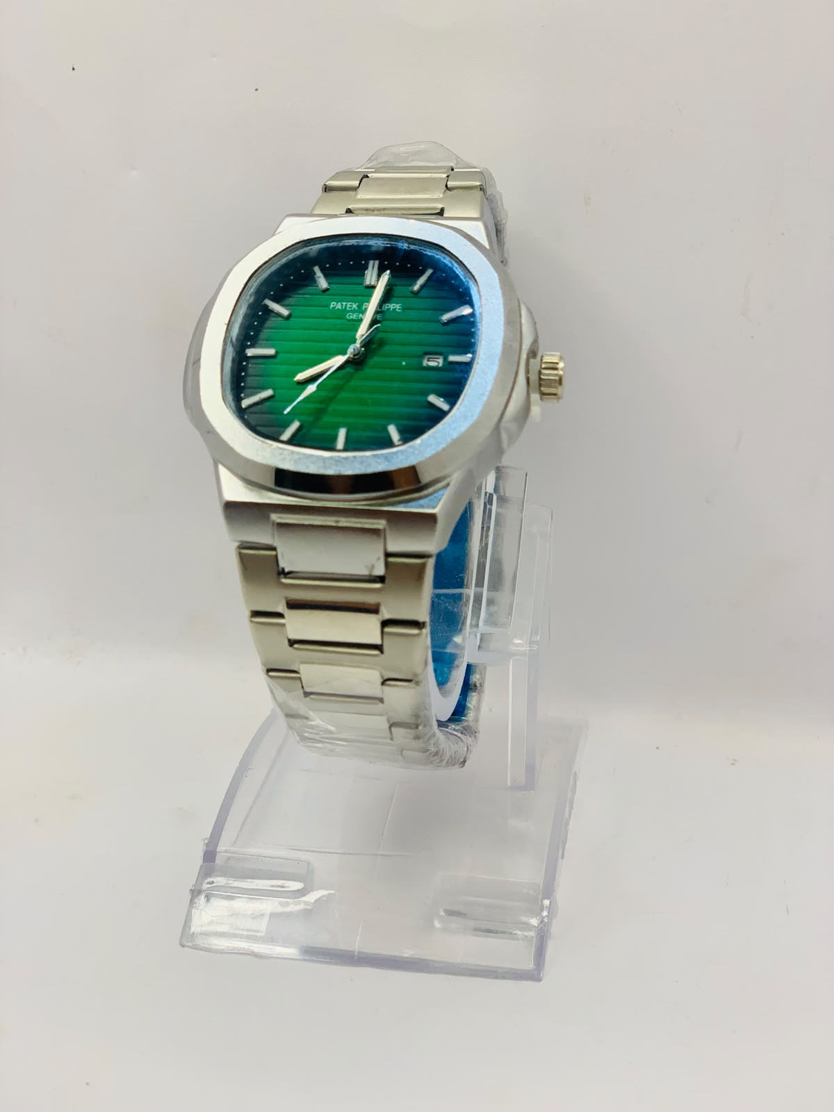 Premium Patek Phillep Green Black Dial with Stainless Steel