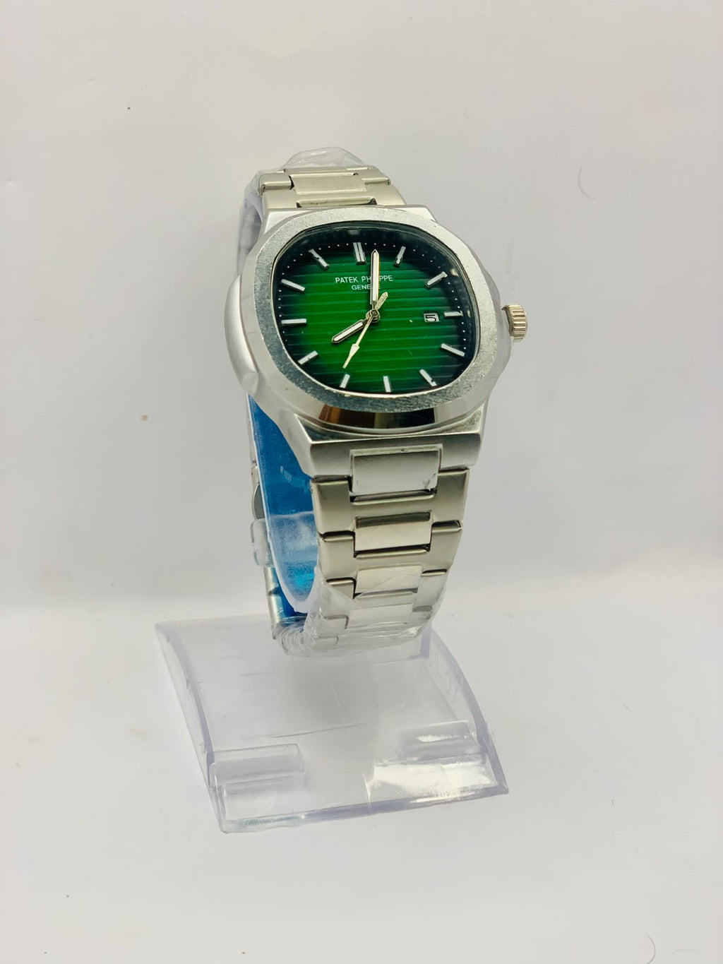Premium Patek Phillep Green Black Dial with Stainless Steel