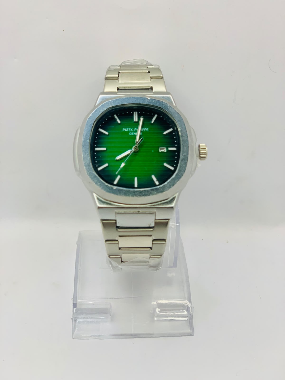 Premium Patek Phillep Green Black Dial with Stainless Steel